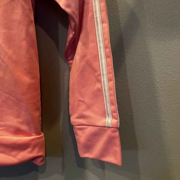 Adidas Pink Zip Front Jacket/girls size 6 - Picture 6 of 10